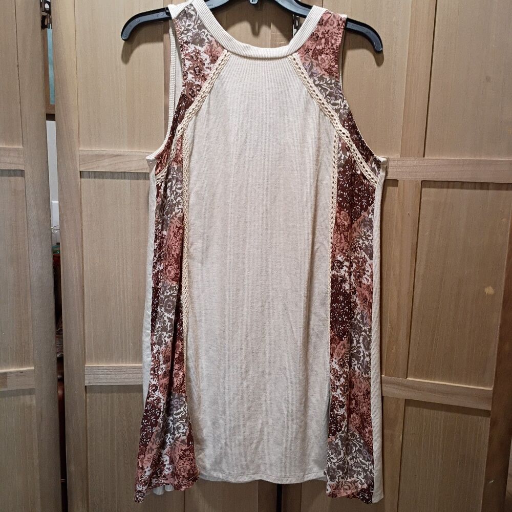 Blu Pepper large patchwork dress back tie great condition
